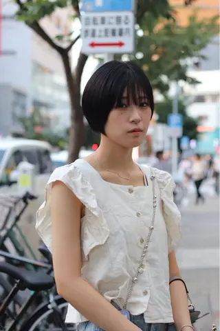 ショート joh/メンズ/ ブリーチ/矢場町のヘアスタイル
