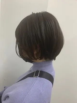 ショート 髪質改善×縮毛矯正 ×艶カラーNAOのヘアスタイル