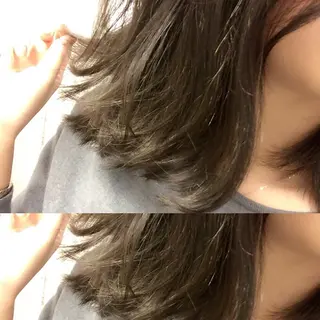 ミディアム セミロング カラー 🟦髪質改善6年 💊YAMAMOTOのヘアスタイル