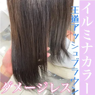 セミロング カラー 【透明感カラー】 harunaのヘアスタイル