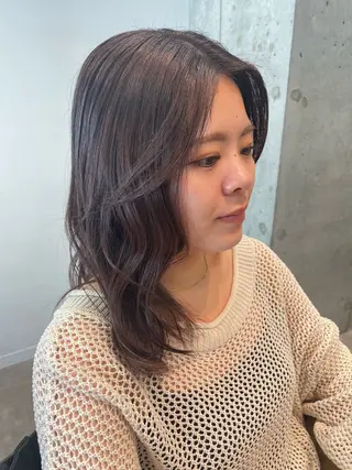 ミディアム PANOLA下北沢 中川夢菜のヘアスタイル