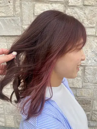 カラー 🎀津曲夏希🎀 ボブ/顔周りカットのヘアスタイル