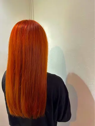 ロング カラー 野間 心遥のヘアスタイル