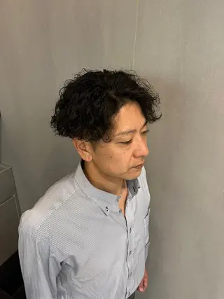ショート パーマ メンズ fifth / 山下 和輝 海外風スタイルのヘアスタイル