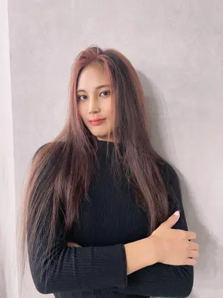 ロング 梅田韓国ヘア kiara🩷彡のヘアスタイル