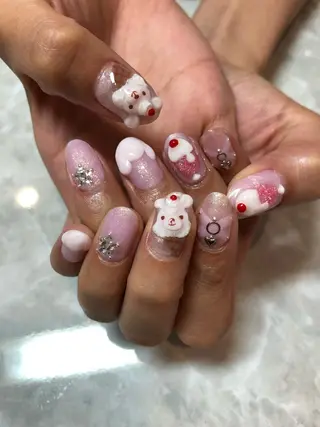 ネイル park by tokyo南堀江店所属・ネイリスト けいこのネイルデザイン