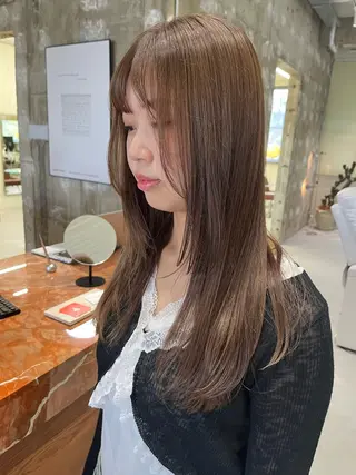 ロング タマムラ　ミヅキ🌙 HOWDYのヘアスタイル