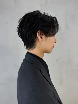 メンズ ショート/ベージュ 🎀 miyuのヘアスタイル