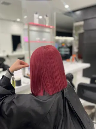 ロング カラー ダメージレスハイ トーン💖kanonのヘアスタイル