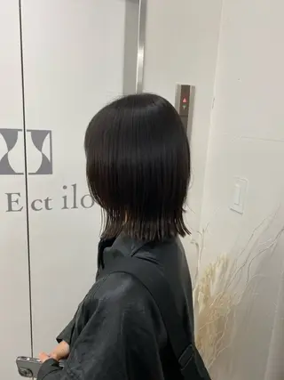 ショート カラー 江坂トレンド韓国風 髪質改善shinoのヘアスタイル