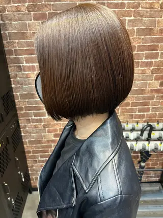 セミロング カラー パーマ ヘアアレンジ メンズ キッズ ネイル マツエク・マツパ アイブロウ 久木原 ゆりのヘアスタイル