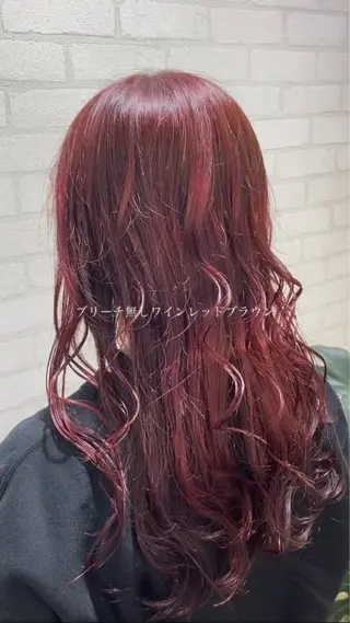 ロング カラー 北田 瑠人のヘアスタイル