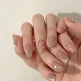 ネイル By moonネイル 🌷ワンホン/韓国風のネイルデザイン