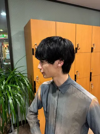 カラー メンズ 🐰パーマモデル募集 🐰大場杏里🐰のヘアスタイル