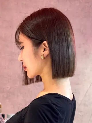 ミディアム Lond  vallee 渋谷店所属・ボブ/縮毛矯正/ 髪質改善/瑞月のヘアスタイル