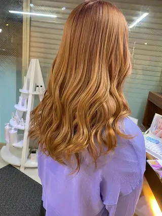 ロング カラー 白髪ぼかし バレイヤージュ志鎌のヘアスタイル