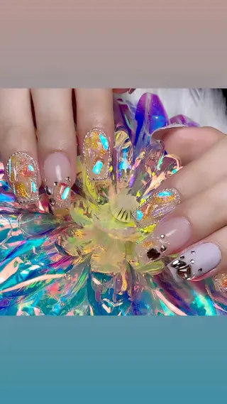 ネイル Feel ‪‪☺︎‬Yuriaのネイルデザイン