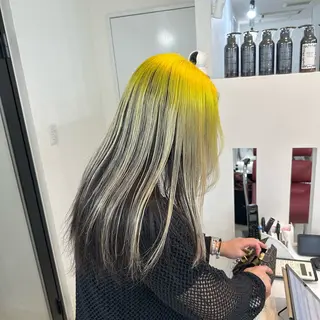 カラー ハイトーン/エクステ 韓国風/y2kカイラのヘアスタイル