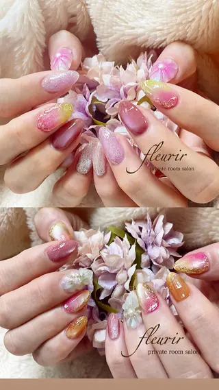 ネイル フルリール 【プライベートサロンのネイルデザイン