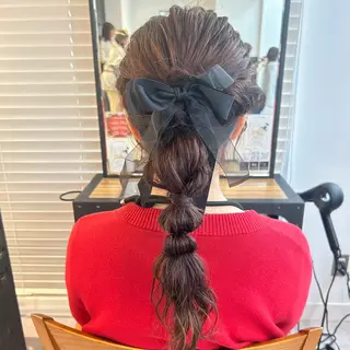 ロング ヘアアレンジ 🎀オタク美容師艶髪 カラーERINA🎀のヘアスタイル