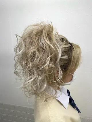 ダブルスキルエクステ /羽エクステ白石宇由のヘアスタイル