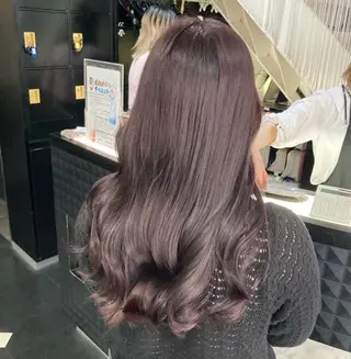 ロング カラー mizu kiのヘアスタイル