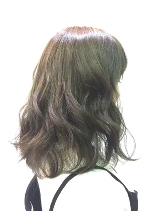 セミロング カラー 💘カラー人気No. 1💘SAYAのヘアスタイル