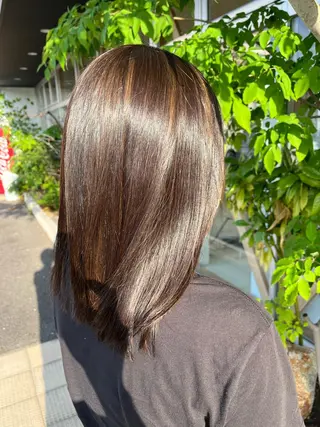 カラー ブリーチ⏳艶カラー Natsukiのヘアスタイル