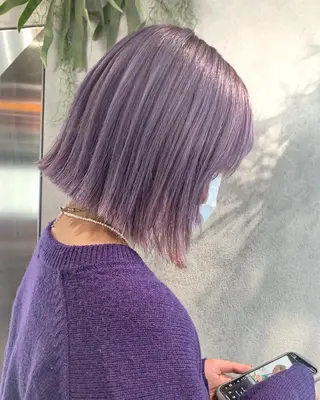 ミディアム カラー お洒落カジュアル🍃 まなとのヘアスタイル