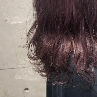 ミディアム カラー ヘアアレンジ 🐩推し活🐩 FUTABA🍒のヘアスタイル
