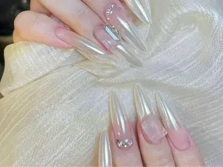 ロング yu naのネイルデザイン