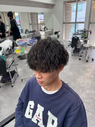 ショート カラー パーマ メンズ 🔥漢髪特化メンズ マネージャーYUKIのヘアスタイル