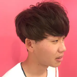 ショート カラー メンズ Vir by browのヘアスタイル
