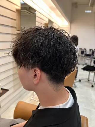 パーマ メンズ ORO池田店　日向 春喜のヘアスタイル