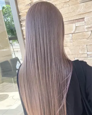 ロング カラー 杉木 勝太のヘアスタイル