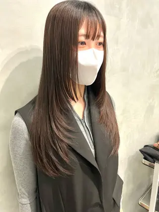 ロング 中村 彩夏のヘアスタイル