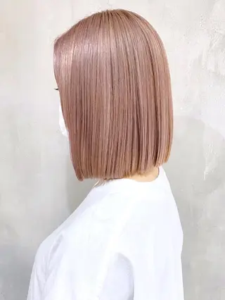 ミディアム カラー パーマ ヘアアレンジ ITbyALBUM 中野店のヘアスタイル