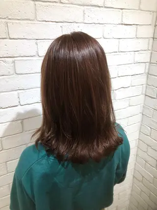 ミディアム カラーアンドケアリタ kitamuuuのヘアスタイル