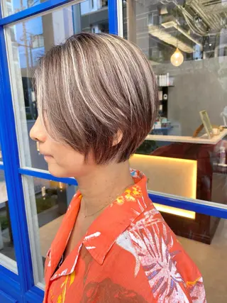 ショート ✨デザインカラー✨ ✂️kouki✂️のヘアスタイル