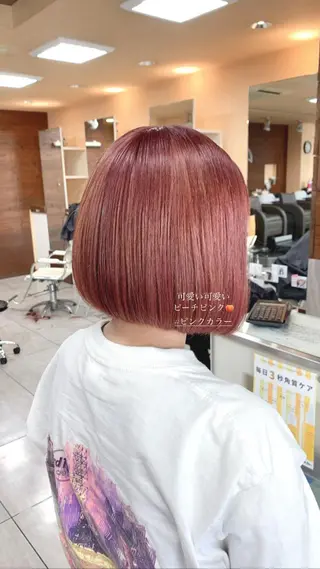 ショート 🫧艶髪カラー🫧 森本くるみのヘアスタイル