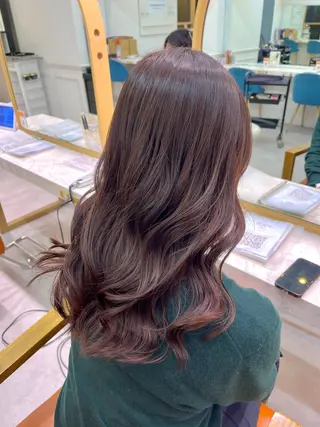 ロング 長島美織 /透明感カラーのヘアスタイル