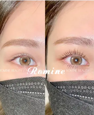 マツエク・マツパ アイブロウ Romine アイラッシュ&ネイルのマツエク・マツパデザイン
