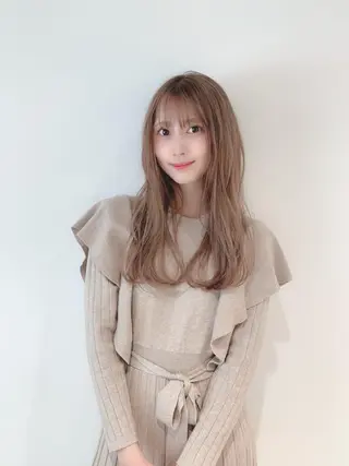 ロング カラー なりたいが叶う ながしまじゅんきのヘアスタイル
