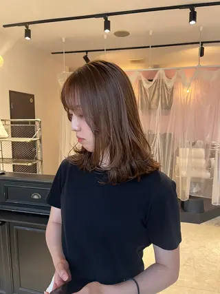 セミロング Bonheur銀座 /runaのヘアスタイル