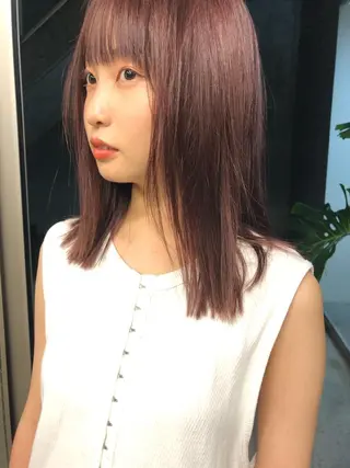 ミディアム カラー “ミニモ最高評価獲得 “代表"Kohei"のヘアスタイル