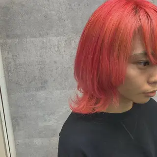 ミディアム カラー 今野 美栄のヘアスタイル