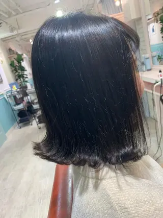 ミディアム カラー パーマ ヘアアレンジ メンズ ネイル レイヤー＆カラー 人気美容師倉崎涼のヘアスタイル