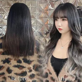 ロング ラブスタシー Lilyのヘアスタイル