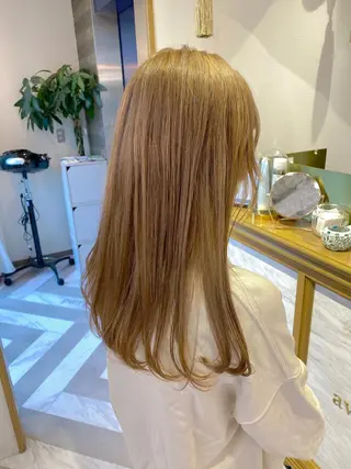 ロング レイヤーカット /透明感カラー西田のヘアスタイル