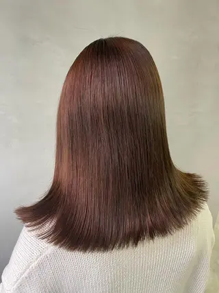 セミロング カラー 👾TAMURA MAAYA👾のヘアスタイル